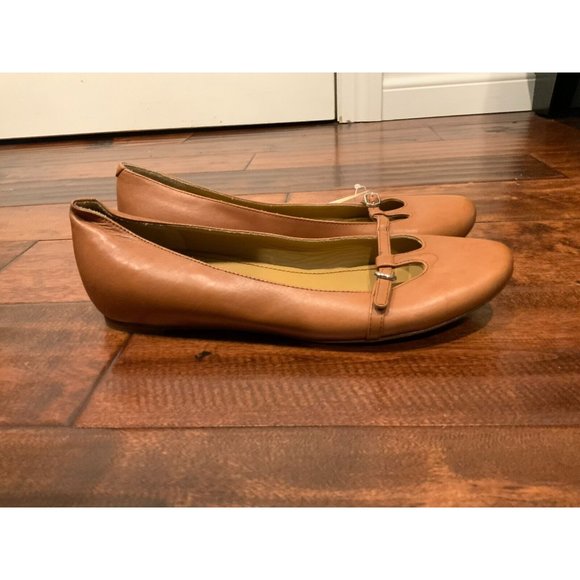 See By Chloe Caramel Brown Leather Mary Jane Flats, Size 8 (US) 38.5 (EUR) - Picture 5 of 9
